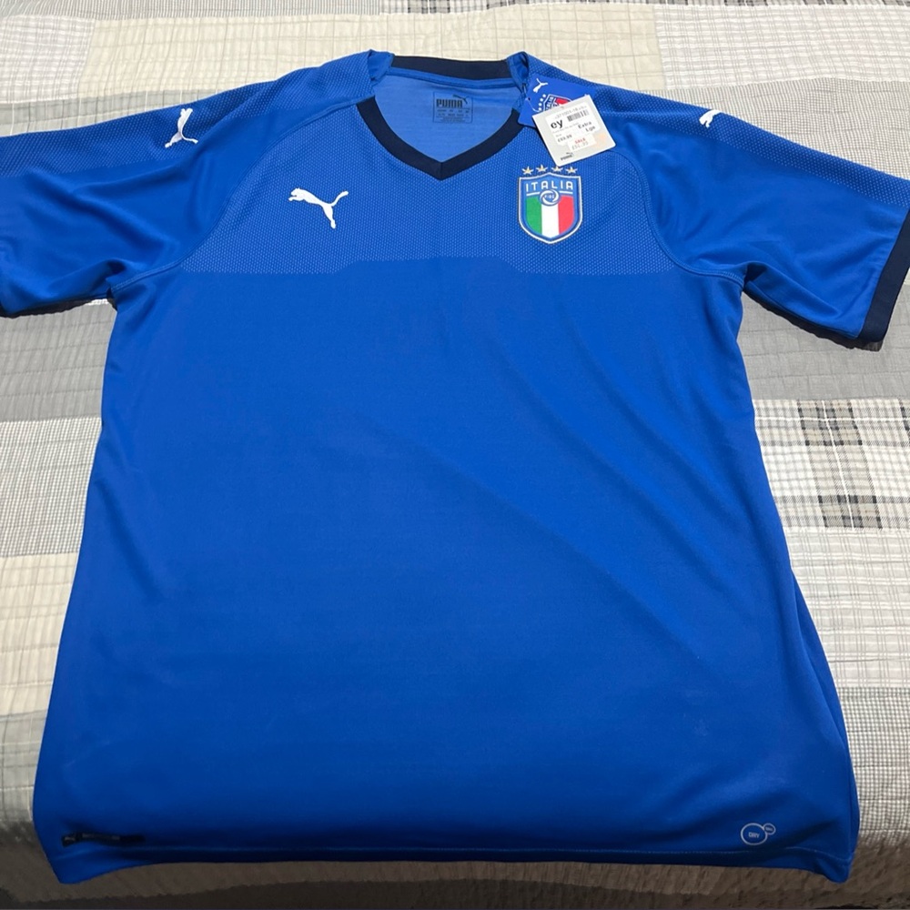 Puma Azure Italy Football Shirt